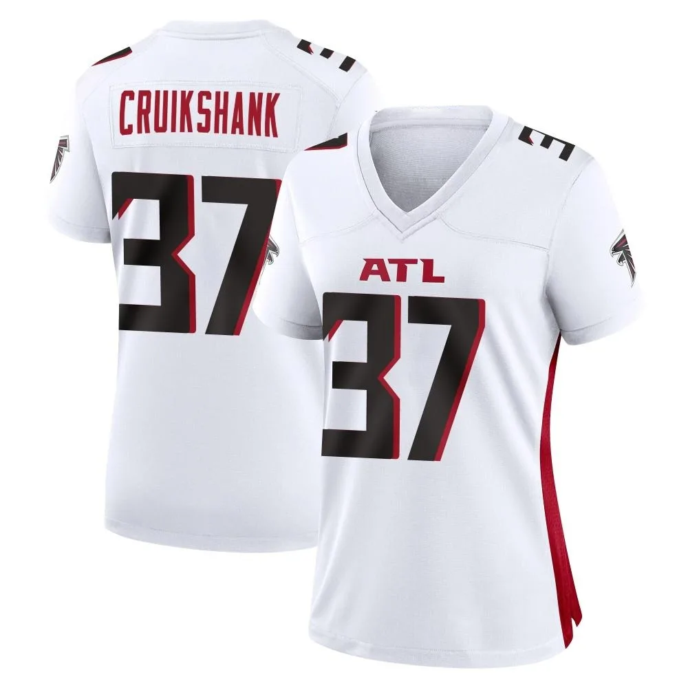 Dane Cruikshank Atlanta Falcons Women's Nike Game White Jersey Dane Cruikshank Atlanta Falcons Women's Nike Game White Jersey
