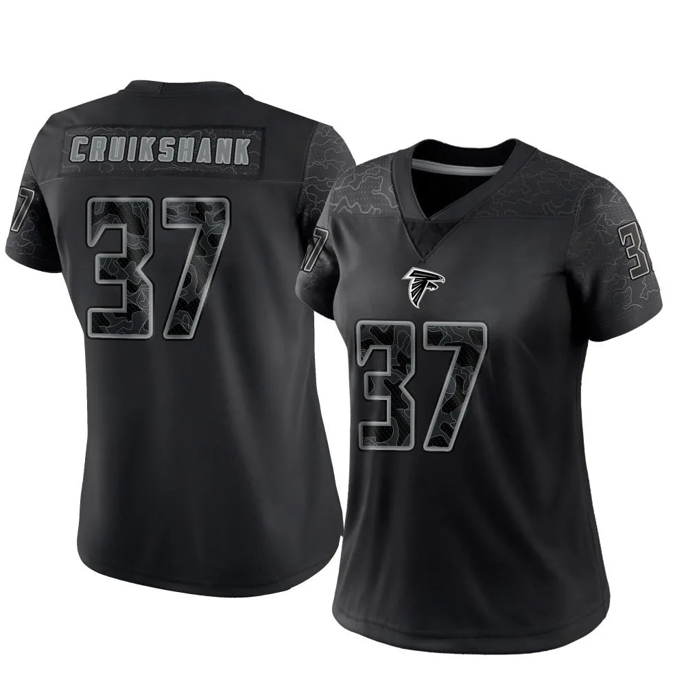 Dane Cruikshank Atlanta Falcons Women's Nike Reflective Limited Black Jersey Dane Cruikshank Atlanta Falcons Women's Nike Reflective Limited Black Jersey