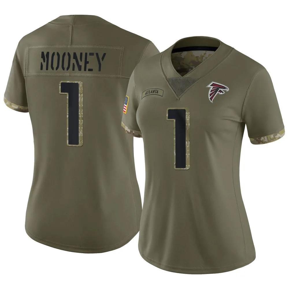 Darnell Mooney Atlanta Falcons Women's Nike 2022 Salute To Service Limited Olive Jersey Darnell Mooney Atlanta Falcons Women's Nike 2022 Salute To Service Limited Olive Jersey