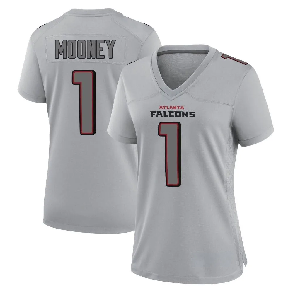 Darnell Mooney Atlanta Falcons Women's Nike Atmosphere Fashion Game Gray Jersey Darnell Mooney Atlanta Falcons Women's Nike Atmosphere Fashion Game Gray Jersey