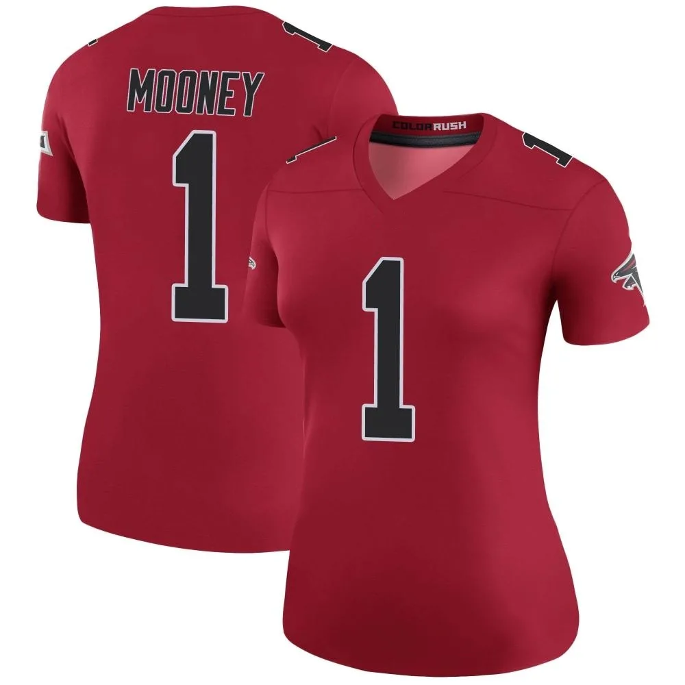 Darnell Mooney Atlanta Falcons Women's Nike Color Rush Legend Red Jersey Darnell Mooney Atlanta Falcons Women's Nike Color Rush Legend Red Jersey