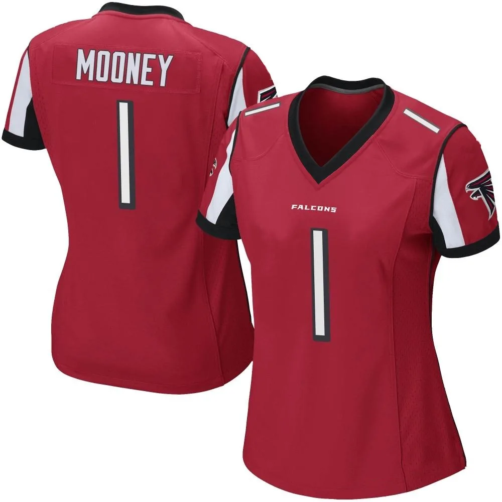 Darnell Mooney Atlanta Falcons Women's Nike Team Color Game Red Jersey Darnell Mooney Atlanta Falcons Women's Nike Team Color Game Red Jersey
