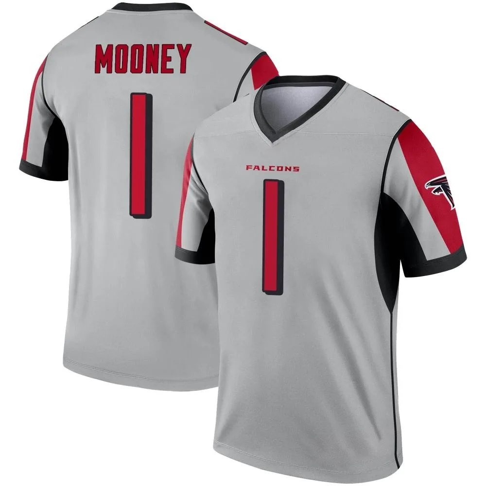 Darnell Mooney Atlanta Falcons Youth Nike Inverted Silver Legend Jersey Darnell Mooney Atlanta Falcons Youth Nike Inverted Silver Legend Jersey