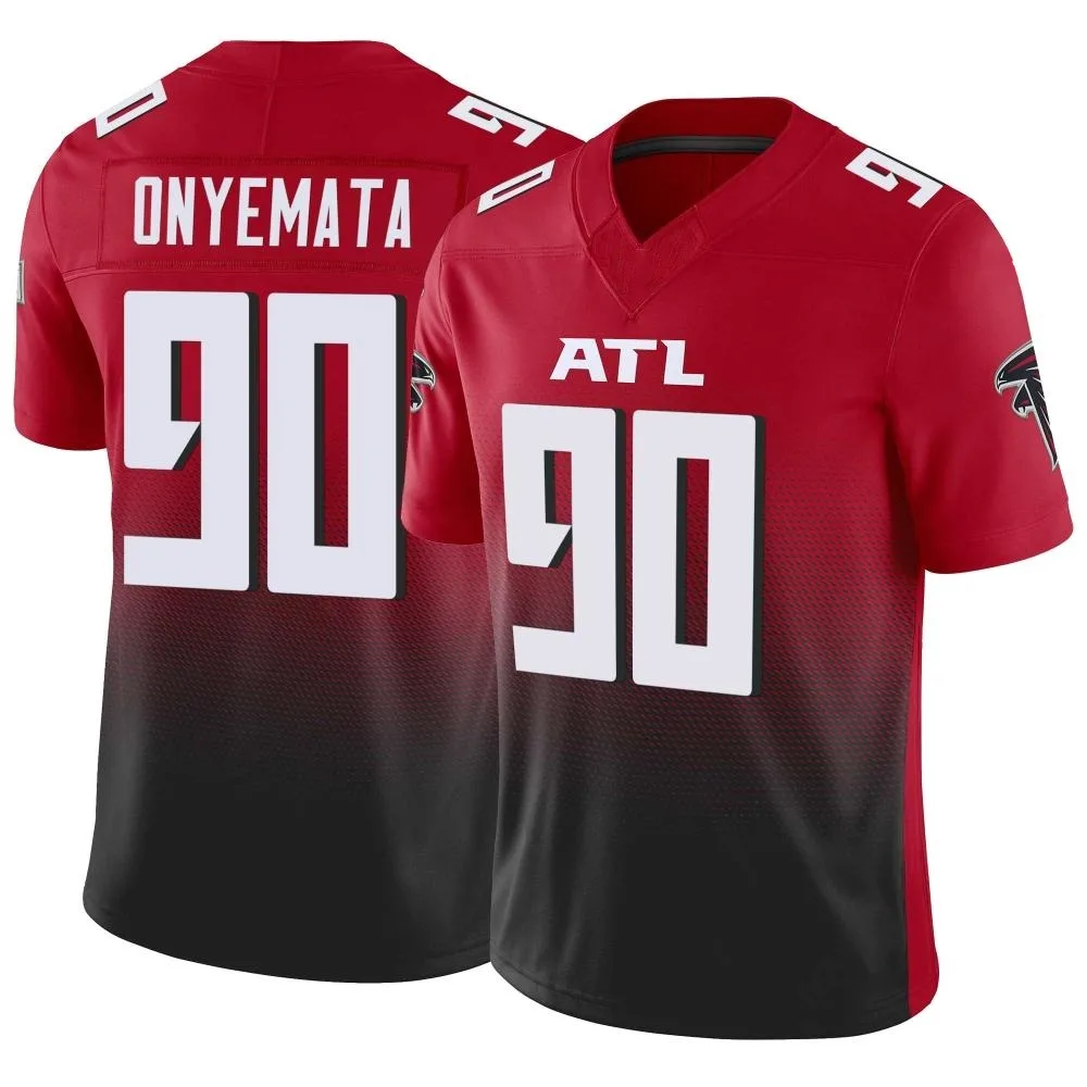 David Onyemata Atlanta Falcons Men's Nike Vapor F.U.S.E. Limited Red Jersey David Onyemata Atlanta Falcons Men's Nike Vapor F.U.S.E. Limited Red Jersey