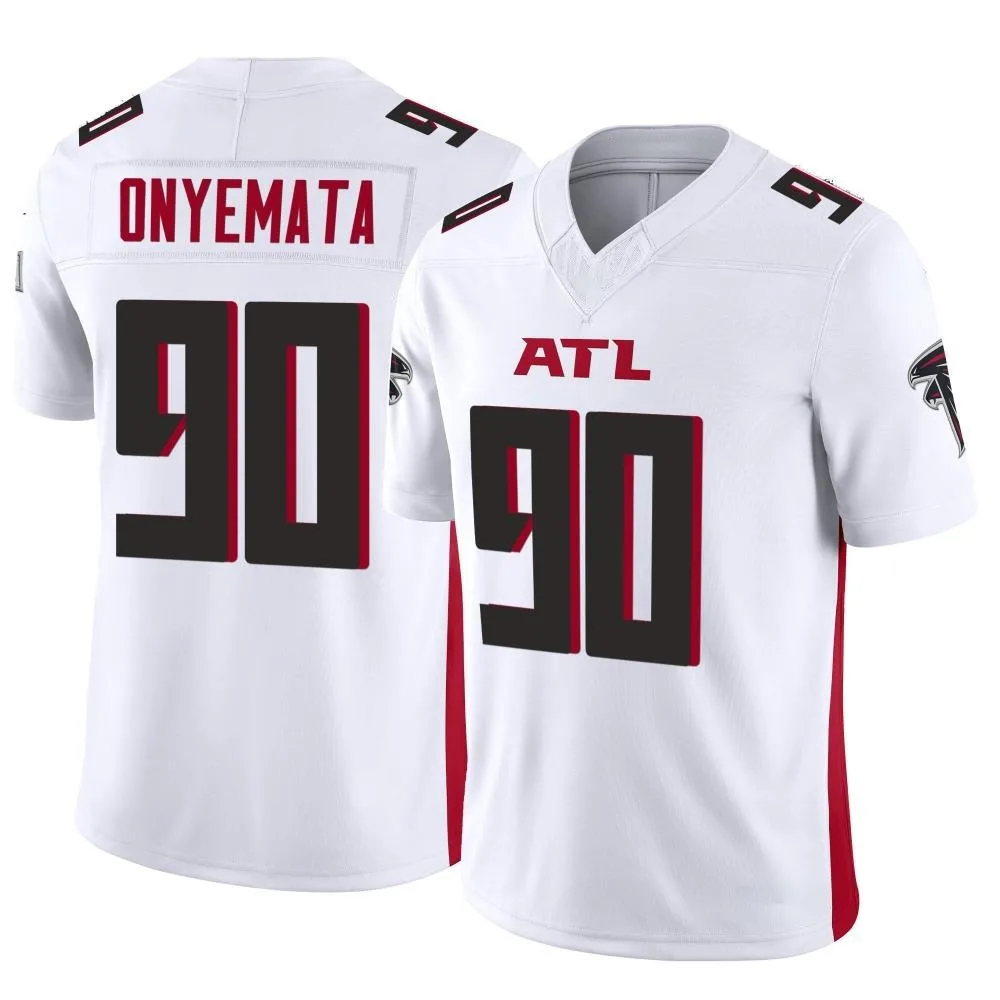 David Onyemata Atlanta Falcons Men's Nike Vapor F.U.S.E. Limited White Jersey David Onyemata Atlanta Falcons Men's Nike Vapor F.U.S.E. Limited White Jersey