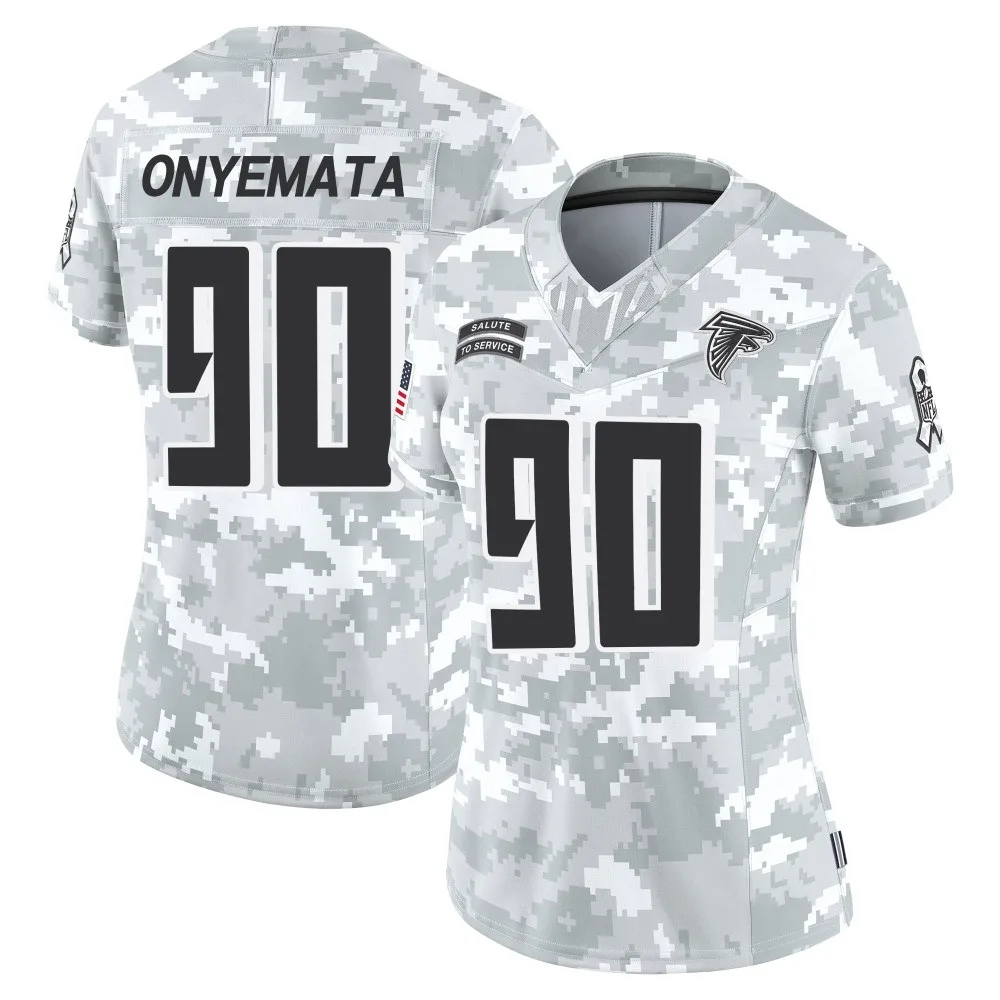 David Onyemata Atlanta Falcons Women's Nike 2024 Salute To Service Limited Arctic Camo Jersey David Onyemata Atlanta Falcons Women's Nike 2024 Salute To Service Limited Arctic Camo Jersey