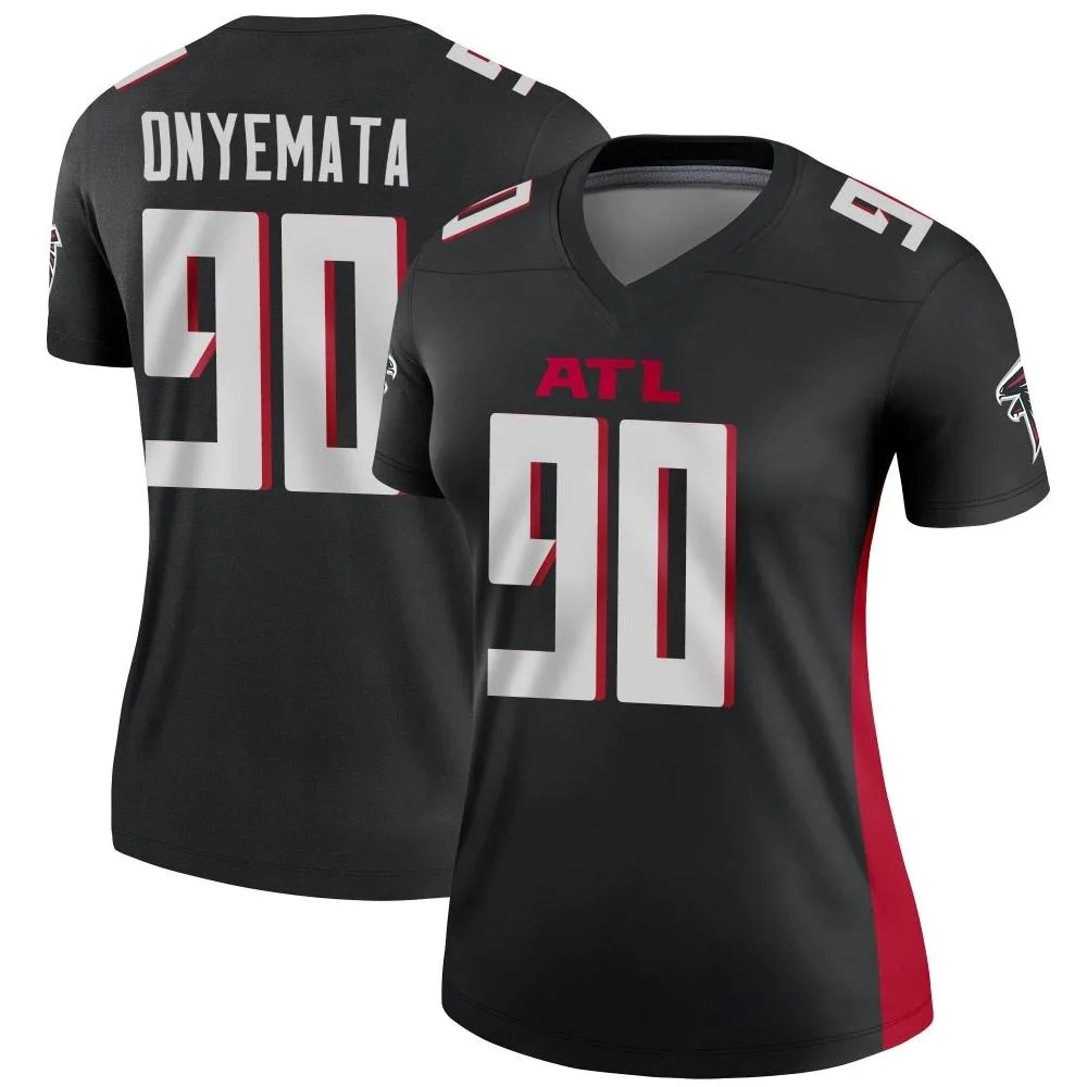David Onyemata Atlanta Falcons Women's Nike Legend Black Jersey David Onyemata Atlanta Falcons Women's Nike Legend Black Jersey