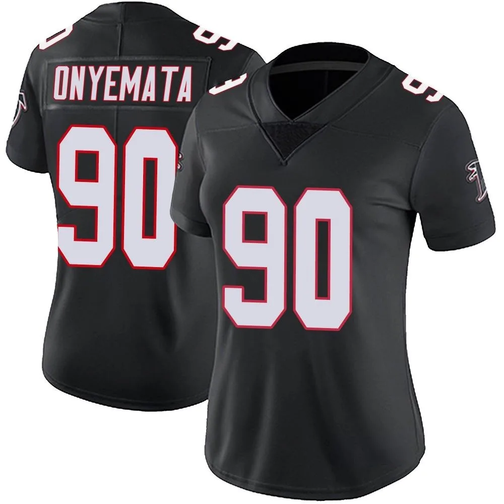 David Onyemata Atlanta Falcons Women's Nike Vapor Untouchable Limited Black Jersey David Onyemata Atlanta Falcons Women's Nike Vapor Untouchable Limited Black Jersey