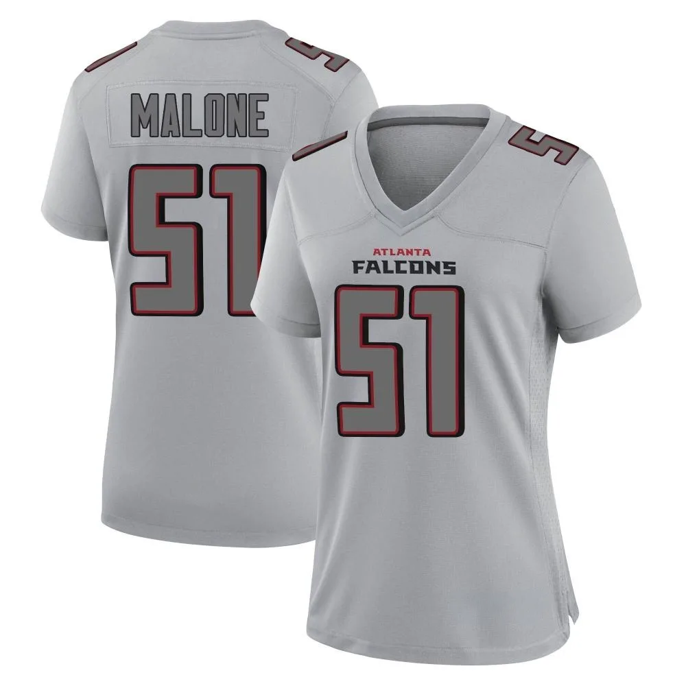Deangelo Malone Atlanta Falcons Women's Nike Atmosphere Fashion Game Gray Jersey Deangelo Malone Atlanta Falcons Women's Nike Atmosphere Fashion Game Gray Jersey