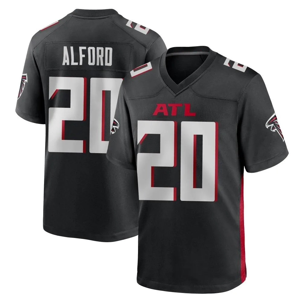 Dee Alford Atlanta Falcons Men's Nike Alternate Game Black Jersey Dee Alford Atlanta Falcons Men's Nike Alternate Game Black Jersey