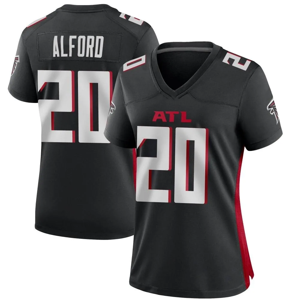 Dee Alford Atlanta Falcons Women's Nike Alternate Game Black Jersey Dee Alford Atlanta Falcons Women's Nike Alternate Game Black Jersey