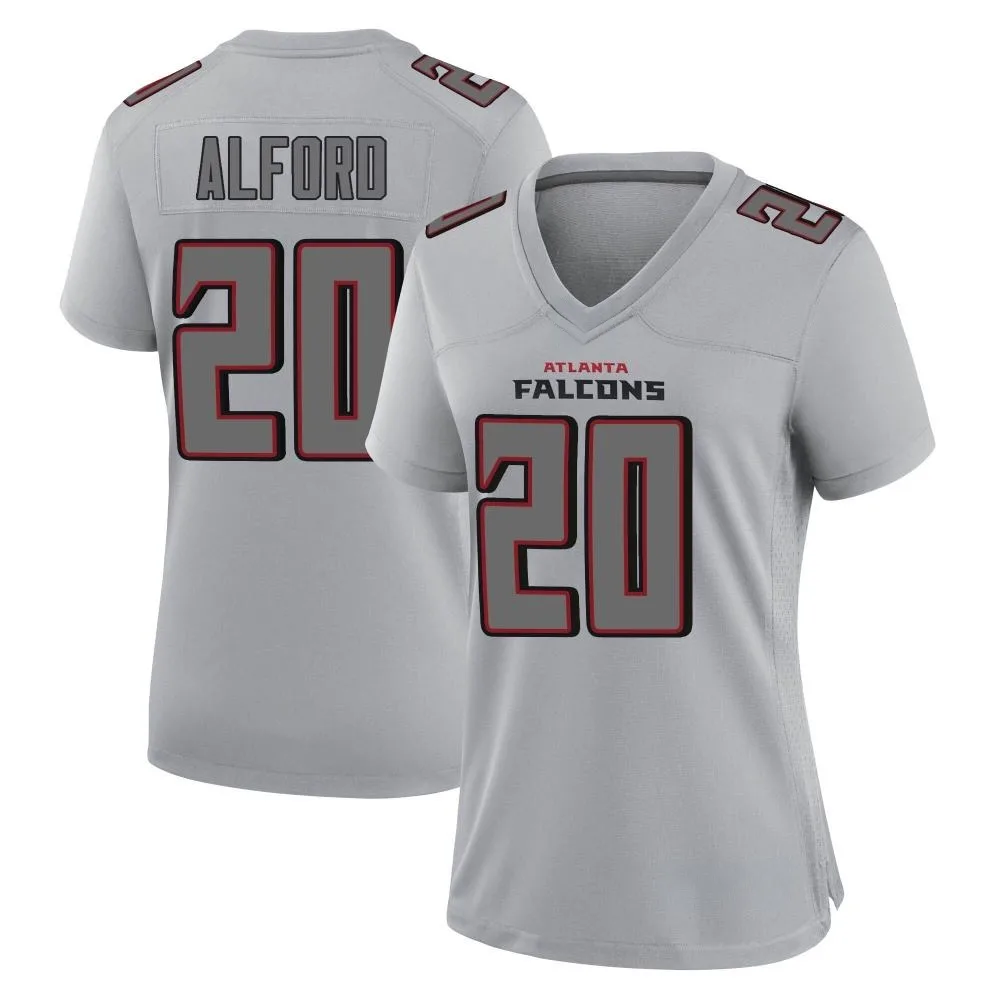 Dee Alford Atlanta Falcons Women's Nike Atmosphere Fashion Game Gray Jersey Dee Alford Atlanta Falcons Women's Nike Atmosphere Fashion Game Gray Jersey