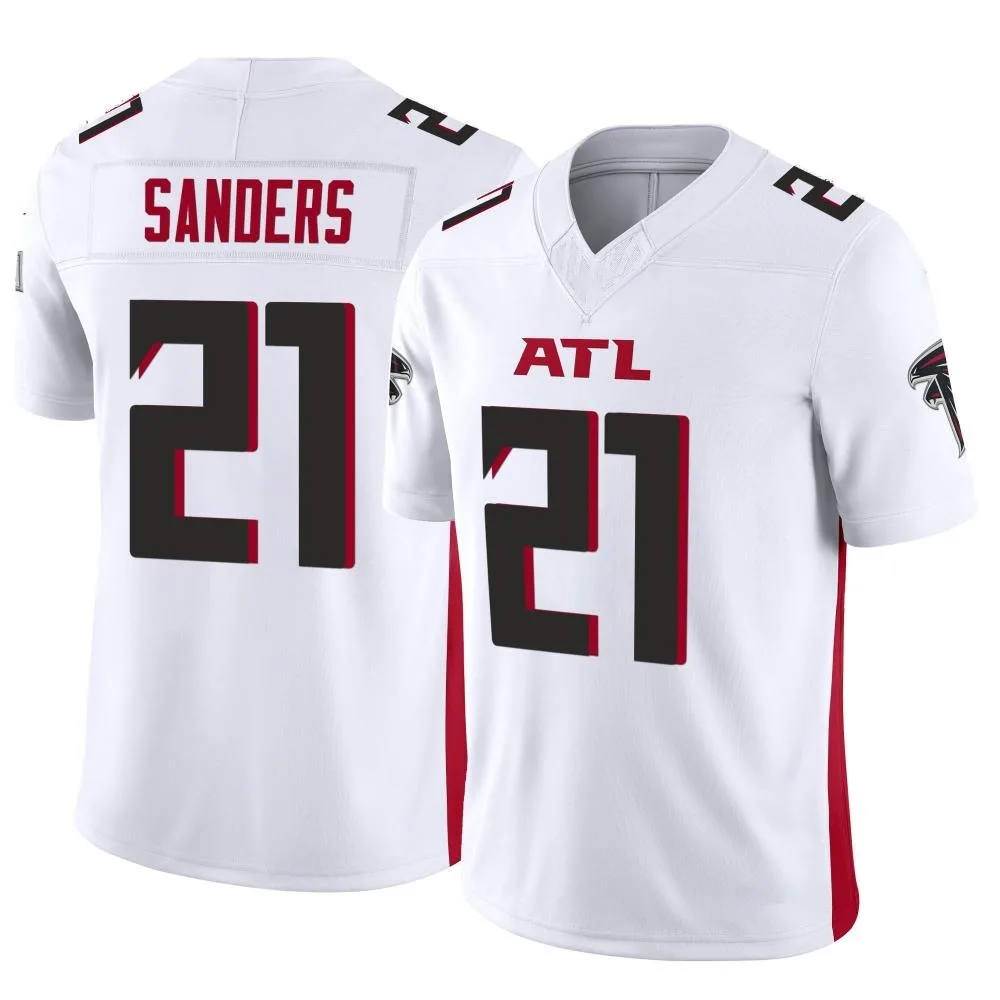 Deion Sanders Atlanta Falcons Men's Nike Vapor F.U.S.E. Limited White Jersey Deion Sanders Atlanta Falcons Men's Nike Vapor F.U.S.E. Limited White Jersey