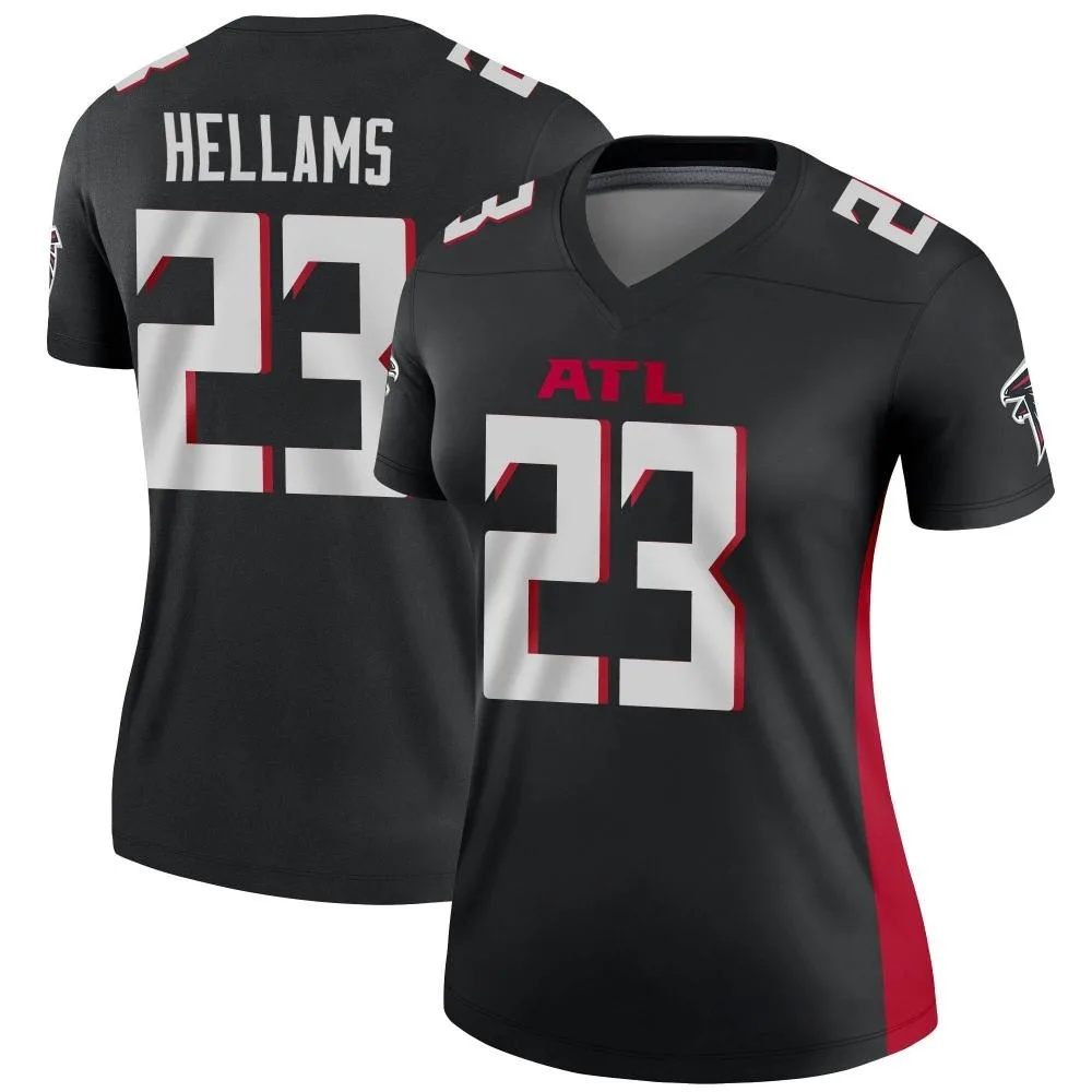 Demarcco Hellams Atlanta Falcons Women's Nike Legend Black Jersey Demarcco Hellams Atlanta Falcons Women's Nike Legend Black Jersey