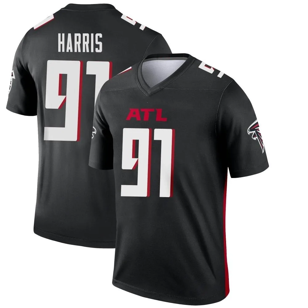 Demone Harris Atlanta Falcons Men's Nike Legend Black Jersey Demone Harris Atlanta Falcons Men's Nike Legend Black Jersey