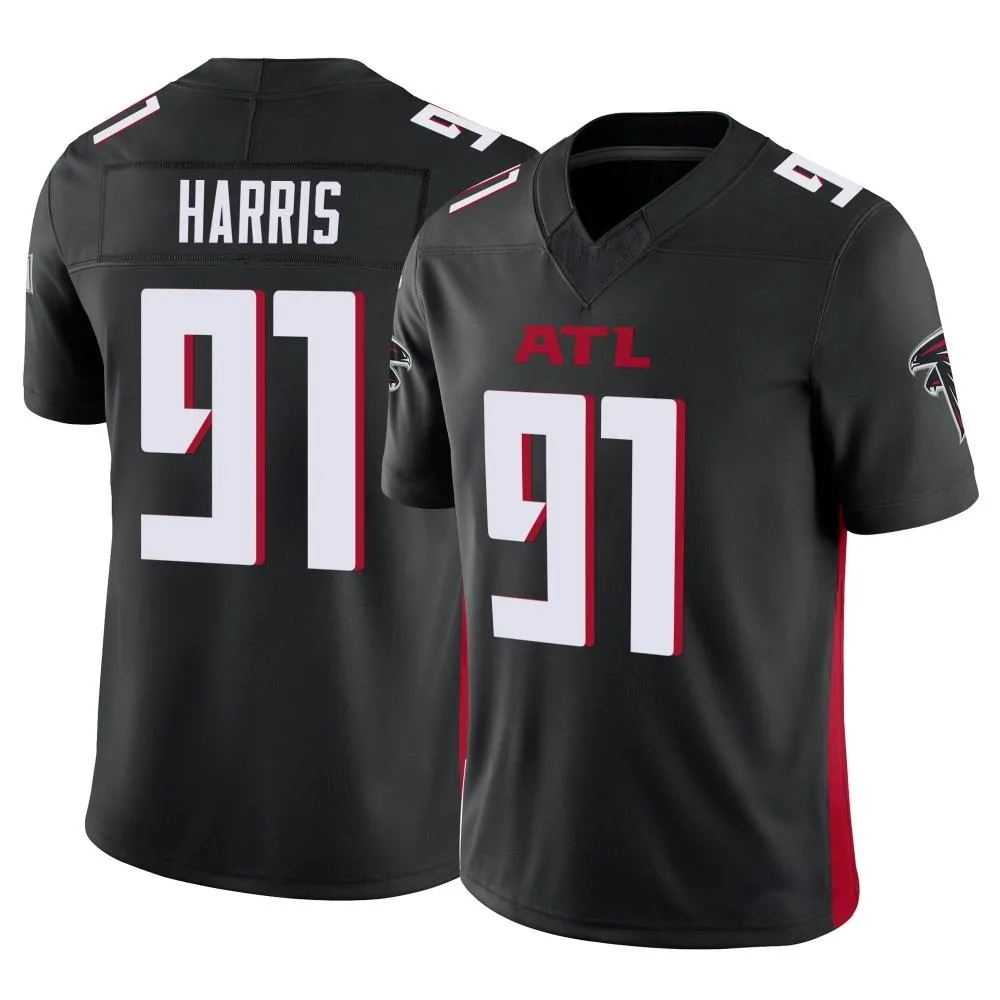 Demone Harris Atlanta Falcons Men's Nike Vapor F.U.S.E. Limited Black Jersey Demone Harris Atlanta Falcons Men's Nike Vapor F.U.S.E. Limited Black Jersey