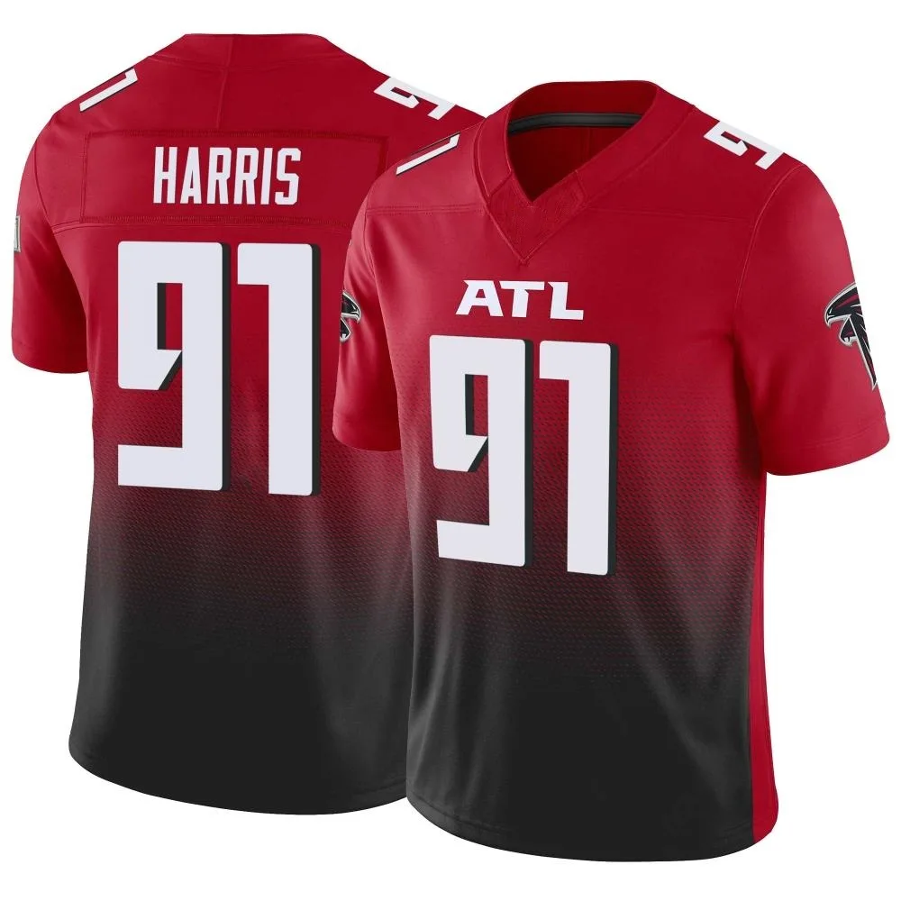 Demone Harris Atlanta Falcons Men's Nike Vapor F.U.S.E. Limited Red Jersey Demone Harris Atlanta Falcons Men's Nike Vapor F.U.S.E. Limited Red Jersey