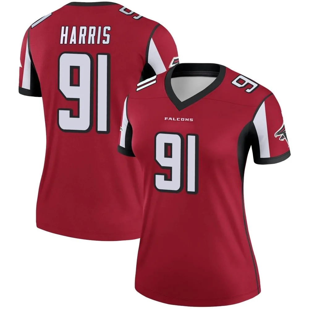 Demone Harris Atlanta Falcons Women's Nike Legend Red Jersey Demone Harris Atlanta Falcons Women's Nike Legend Red Jersey