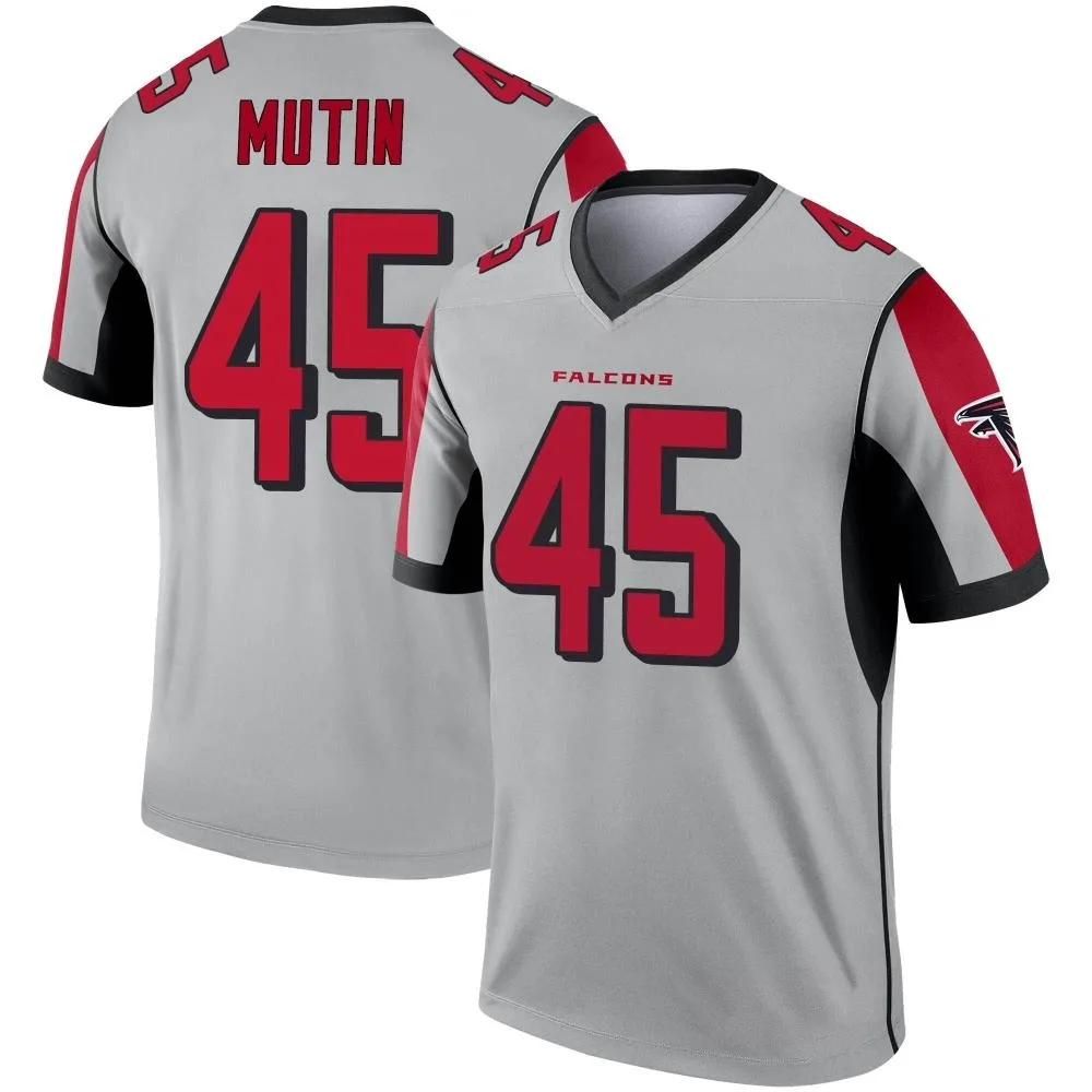 Donavan Mutin Atlanta Falcons Men's Nike Inverted Silver Legend Jersey Donavan Mutin Atlanta Falcons Men's Nike Inverted Silver Legend Jersey