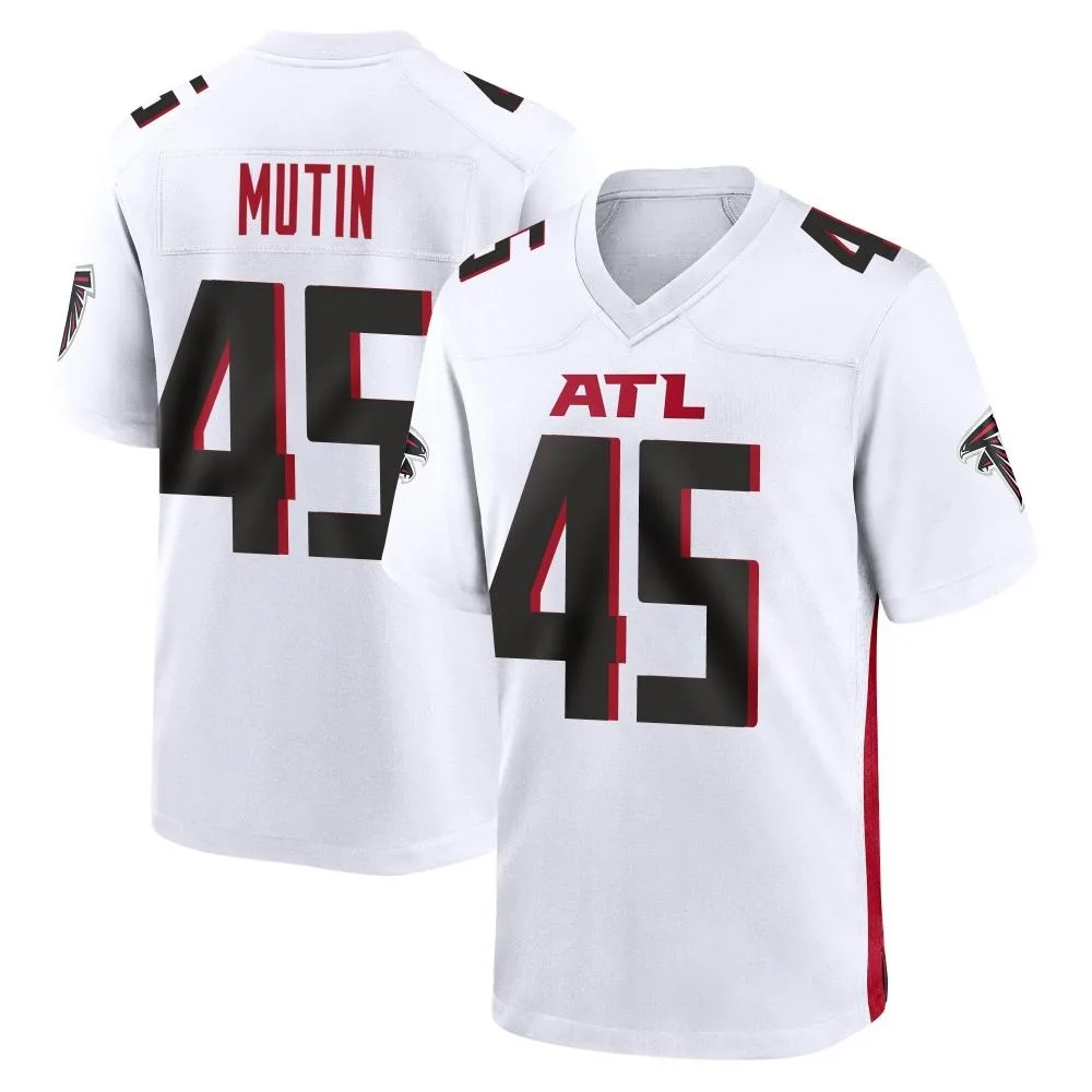 Donavan Mutin Atlanta Falcons Men's Nike Game White Jersey Donavan Mutin Atlanta Falcons Men's Nike Game White Jersey