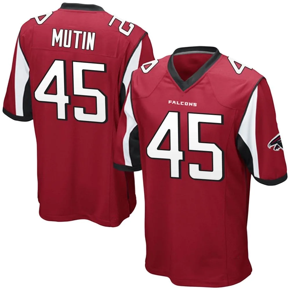 Donavan Mutin Atlanta Falcons Men's Nike Team Color Game Red Jersey Donavan Mutin Atlanta Falcons Men's Nike Team Color Game Red Jersey