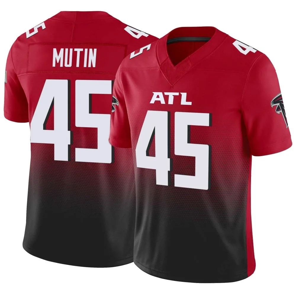 Donavan Mutin Atlanta Falcons Men's Nike Vapor F.U.S.E. Limited Red Jersey Donavan Mutin Atlanta Falcons Men's Nike Vapor F.U.S.E. Limited Red Jersey