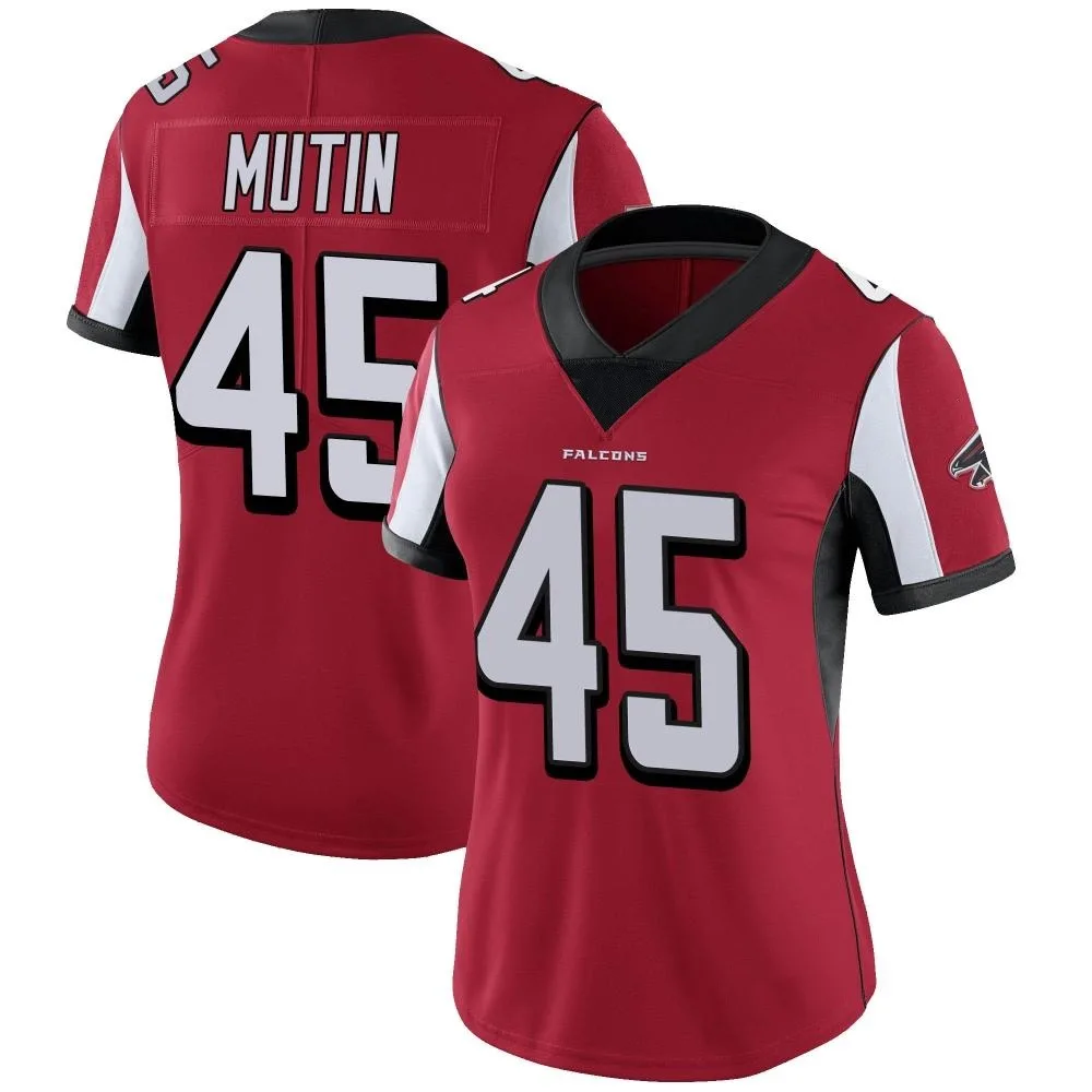Donavan Mutin Atlanta Falcons Women's Nike Team Color Vapor Untouchable Limited Red Jersey Donavan Mutin Atlanta Falcons Women's Nike Team Color Vapor Untouchable Limited Red Jersey