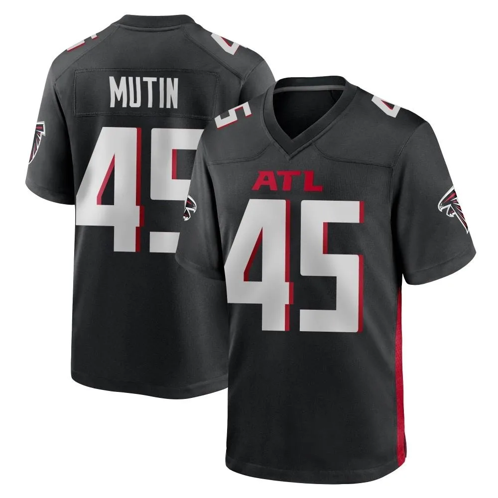 Donavan Mutin Atlanta Falcons Youth Nike Alternate Game Black Jersey Donavan Mutin Atlanta Falcons Youth Nike Alternate Game Black Jersey