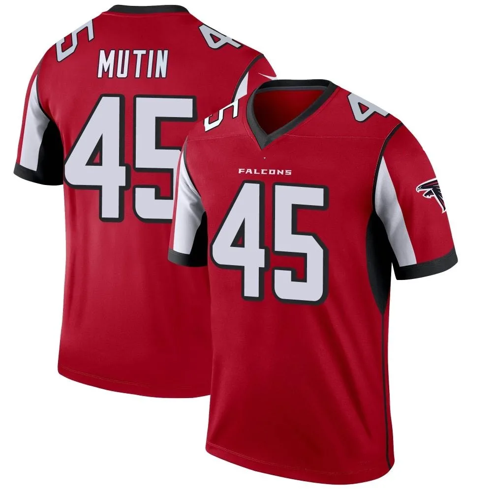 Donavan Mutin Atlanta Falcons Youth Nike Legend Red Jersey Donavan Mutin Atlanta Falcons Youth Nike Legend Red Jersey
