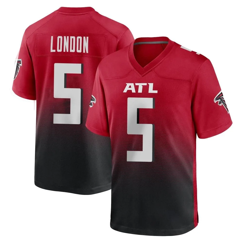 Drake London Atlanta Falcons Men's Nike 2nd Alternate Game Red Jersey Drake London Atlanta Falcons Men's Nike 2nd Alternate Game Red Jersey