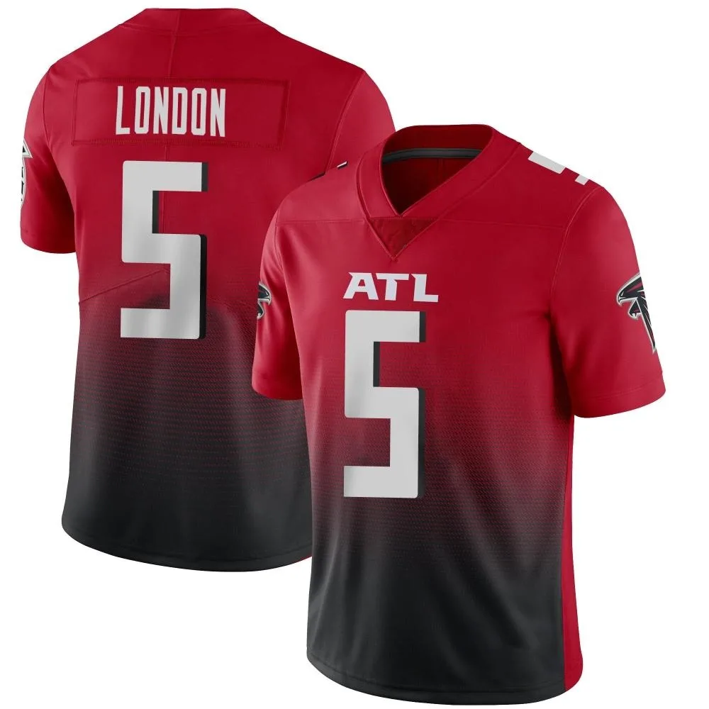 Drake London Atlanta Falcons Men's Nike Vapor 2nd Alternate Limited Red Jersey Drake London Atlanta Falcons Men's Nike Vapor 2nd Alternate Limited Red Jersey