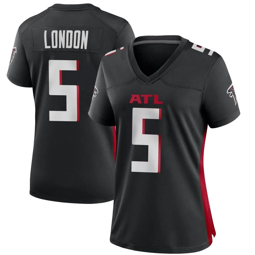 Drake London Atlanta Falcons Women's Nike Alternate Game Black Jersey Drake London Atlanta Falcons Women's Nike Alternate Game Black Jersey