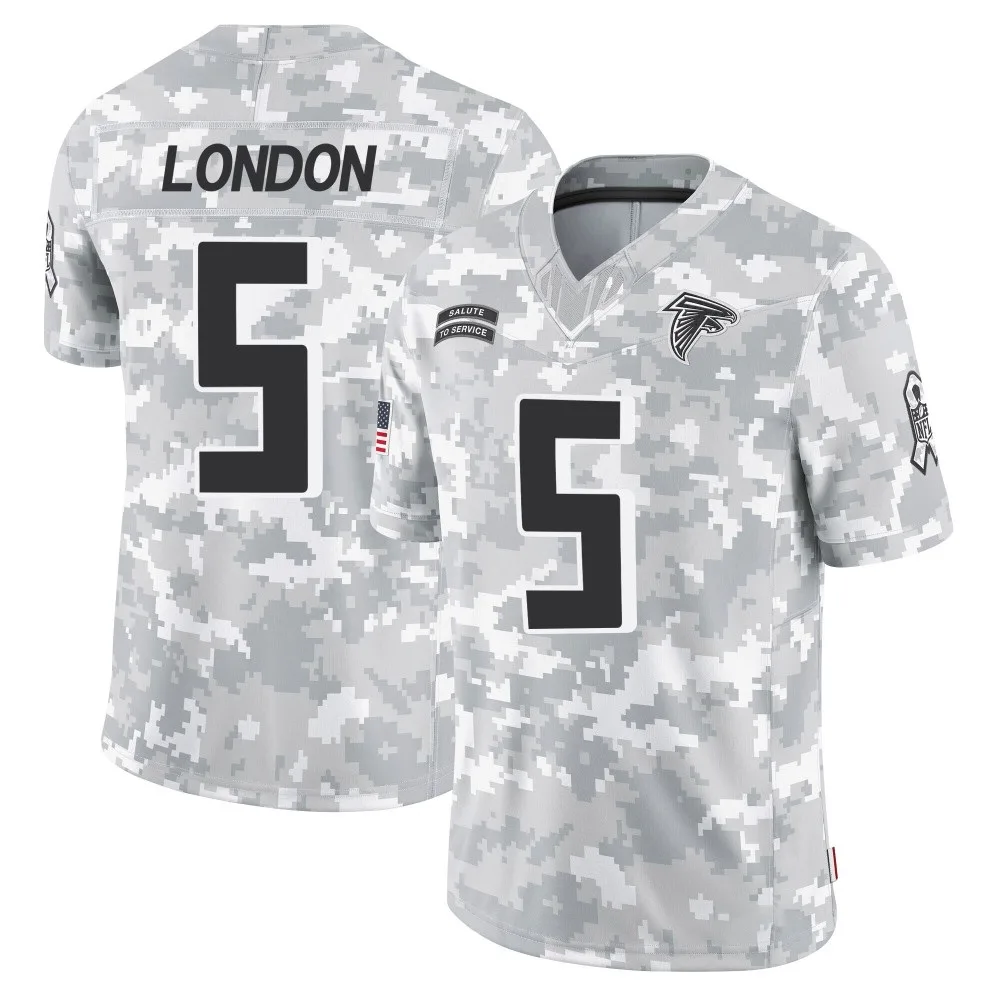 Drake London Atlanta Falcons Youth Nike 2024 Salute To Service Limited Arctic Camo Jersey Drake London Atlanta Falcons Youth Nike 2024 Salute To Service Limited Arctic Camo Jersey