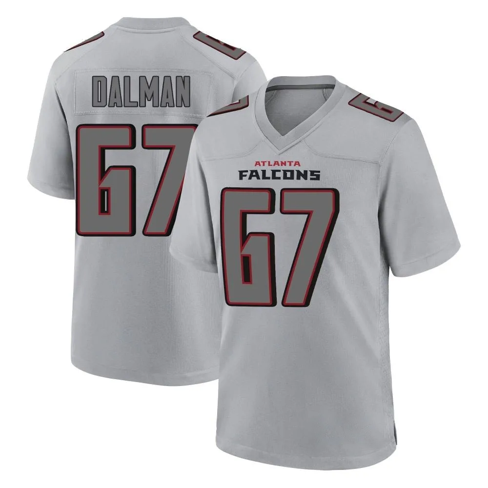 Drew Dalman Atlanta Falcons Men's Nike Atmosphere Fashion Game Gray Jersey Drew Dalman Atlanta Falcons Men's Nike Atmosphere Fashion Game Gray Jersey