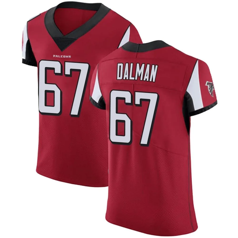 Drew Dalman Atlanta Falcons Men's Nike Team Color Elite Red Jersey Drew Dalman Atlanta Falcons Men's Nike Team Color Elite Red Jersey