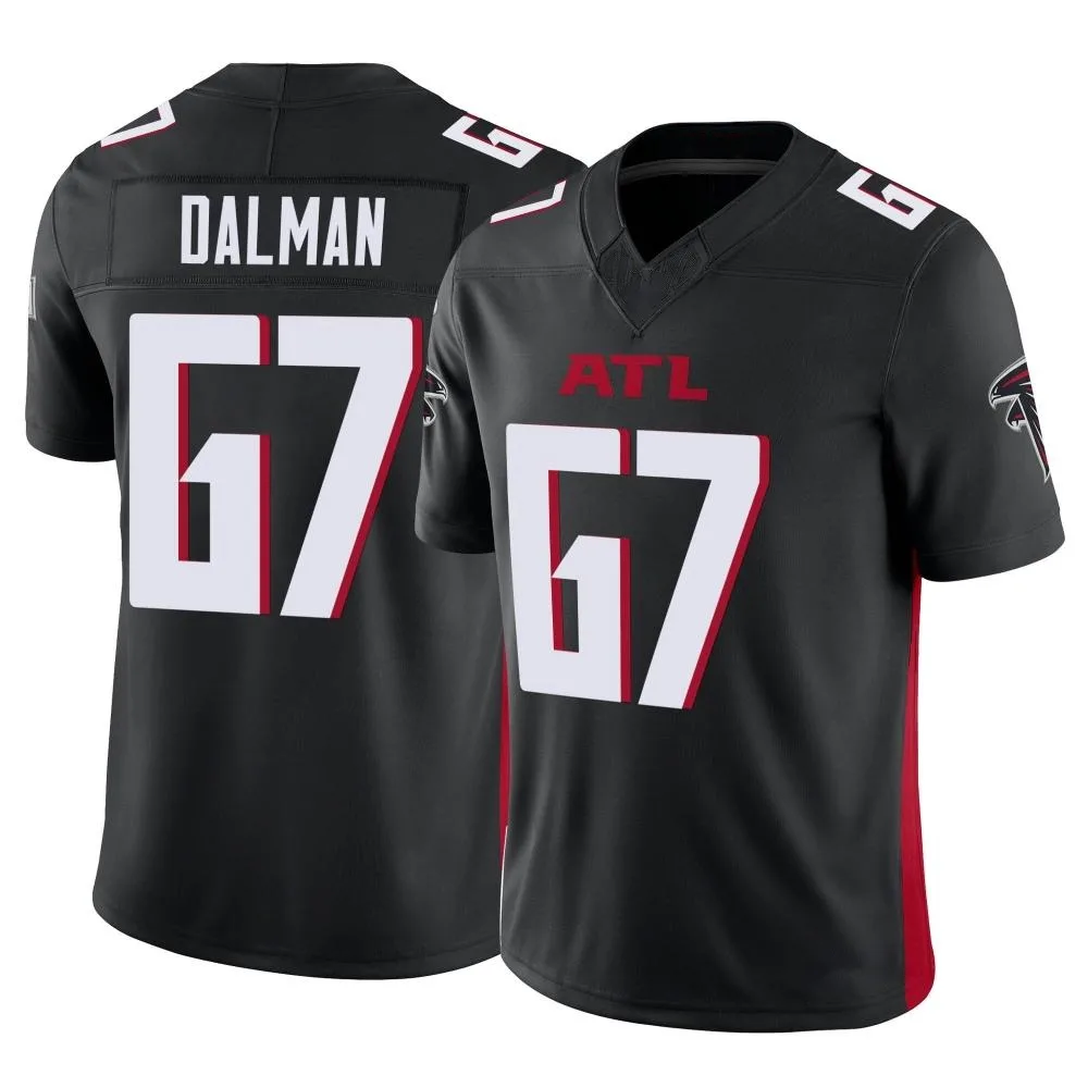 Drew Dalman Atlanta Falcons Men's Nike Vapor F.U.S.E. Limited Black Jersey Drew Dalman Atlanta Falcons Men's Nike Vapor F.U.S.E. Limited Black Jersey