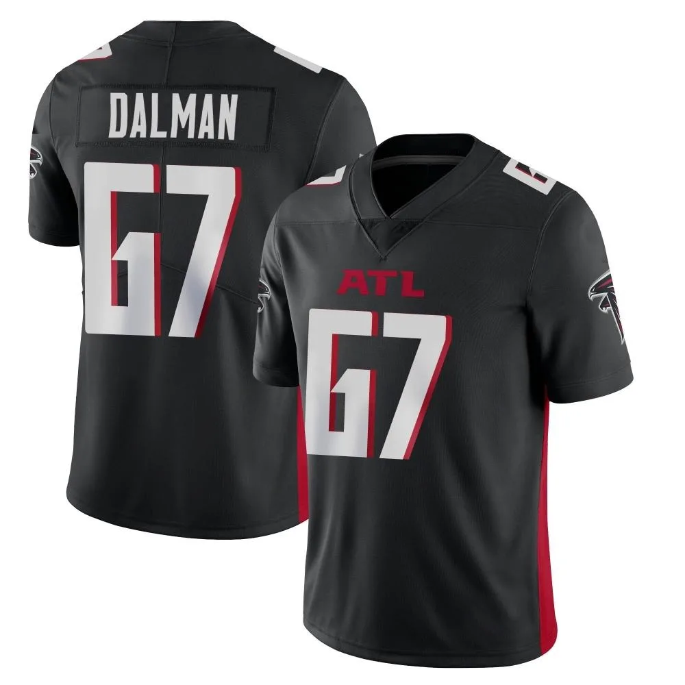 Drew Dalman Atlanta Falcons Men's Nike Vapor Untouchable Limited Black Jersey Drew Dalman Atlanta Falcons Men's Nike Vapor Untouchable Limited Black Jersey