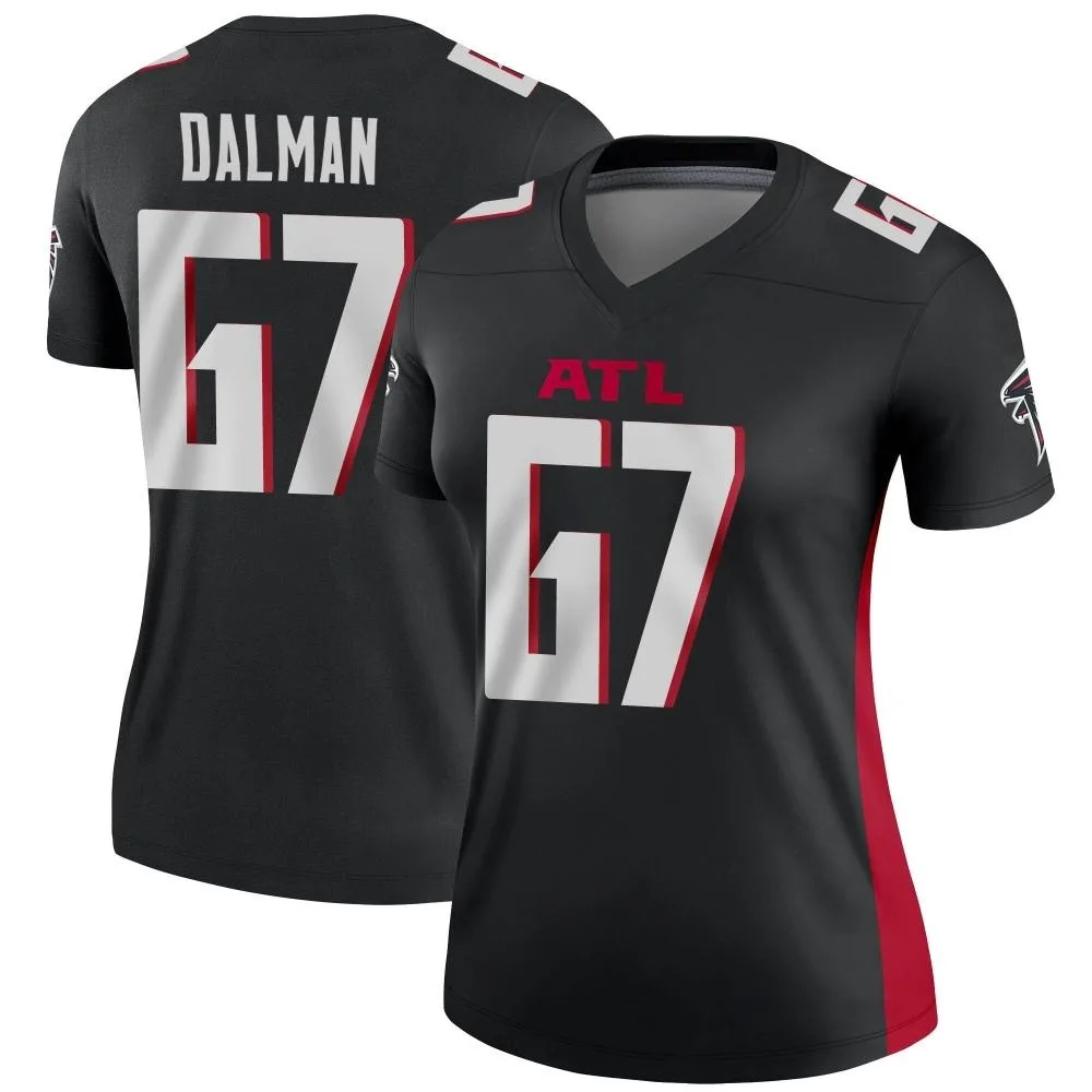 Drew Dalman Atlanta Falcons Women's Nike Legend Black Jersey Drew Dalman Atlanta Falcons Women's Nike Legend Black Jersey