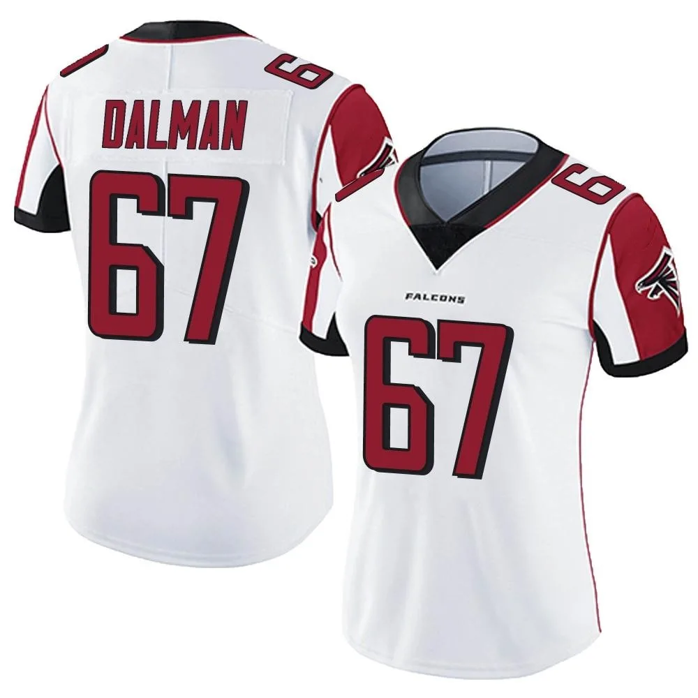 Drew Dalman Atlanta Falcons Women's Nike Vapor Untouchable Limited White Jersey Drew Dalman Atlanta Falcons Women's Nike Vapor Untouchable Limited White Jersey