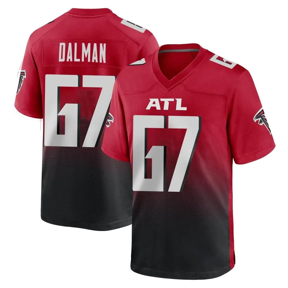 Drew Dalman Atlanta Falcons Youth Nike 2nd Alternate Game Red Jersey Drew Dalman Atlanta Falcons Youth Nike 2nd Alternate Game Red Jersey