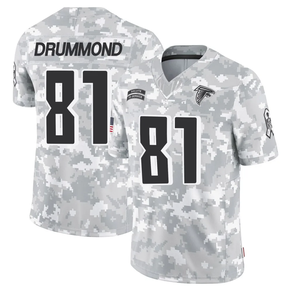 Dylan Drummond Atlanta Falcons Men's Nike 2024 Salute To Service Limited Arctic Camo Jersey Dylan Drummond Atlanta Falcons Men's Nike 2024 Salute To Service Limited Arctic Camo Jersey