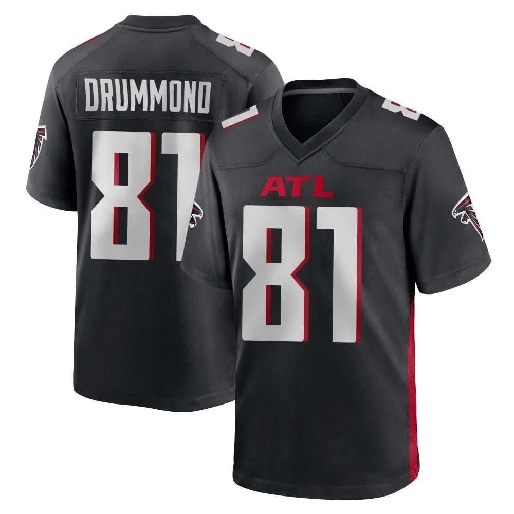 Dylan Drummond Atlanta Falcons Men's Nike Alternate Game Black Jersey Dylan Drummond Atlanta Falcons Men's Nike Alternate Game Black Jersey