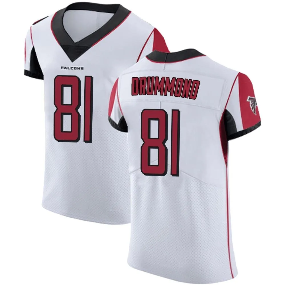 Dylan Drummond Atlanta Falcons Men's Nike Elite White Jersey Dylan Drummond Atlanta Falcons Men's Nike Elite White Jersey