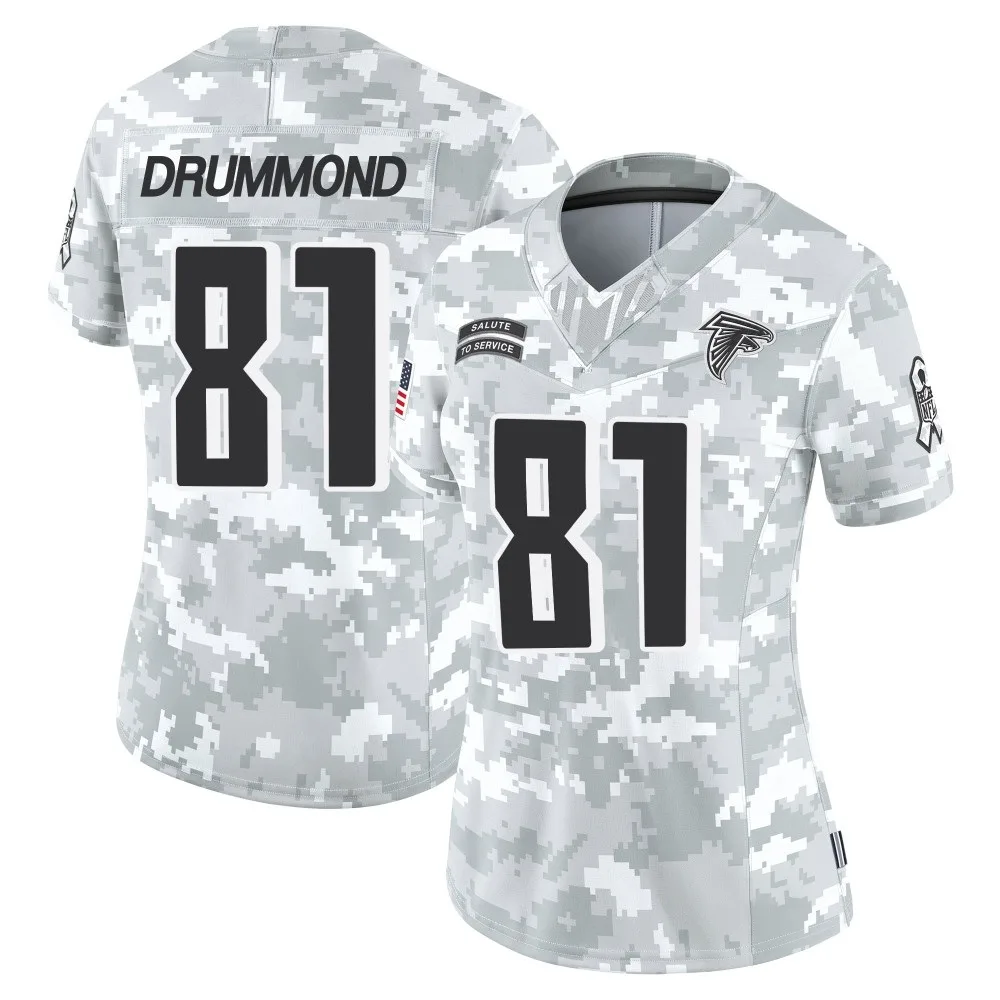 Dylan Drummond Atlanta Falcons Women's Nike 2024 Salute To Service Limited Arctic Camo Jersey Dylan Drummond Atlanta Falcons Women's Nike 2024 Salute To Service Limited Arctic Camo Jersey