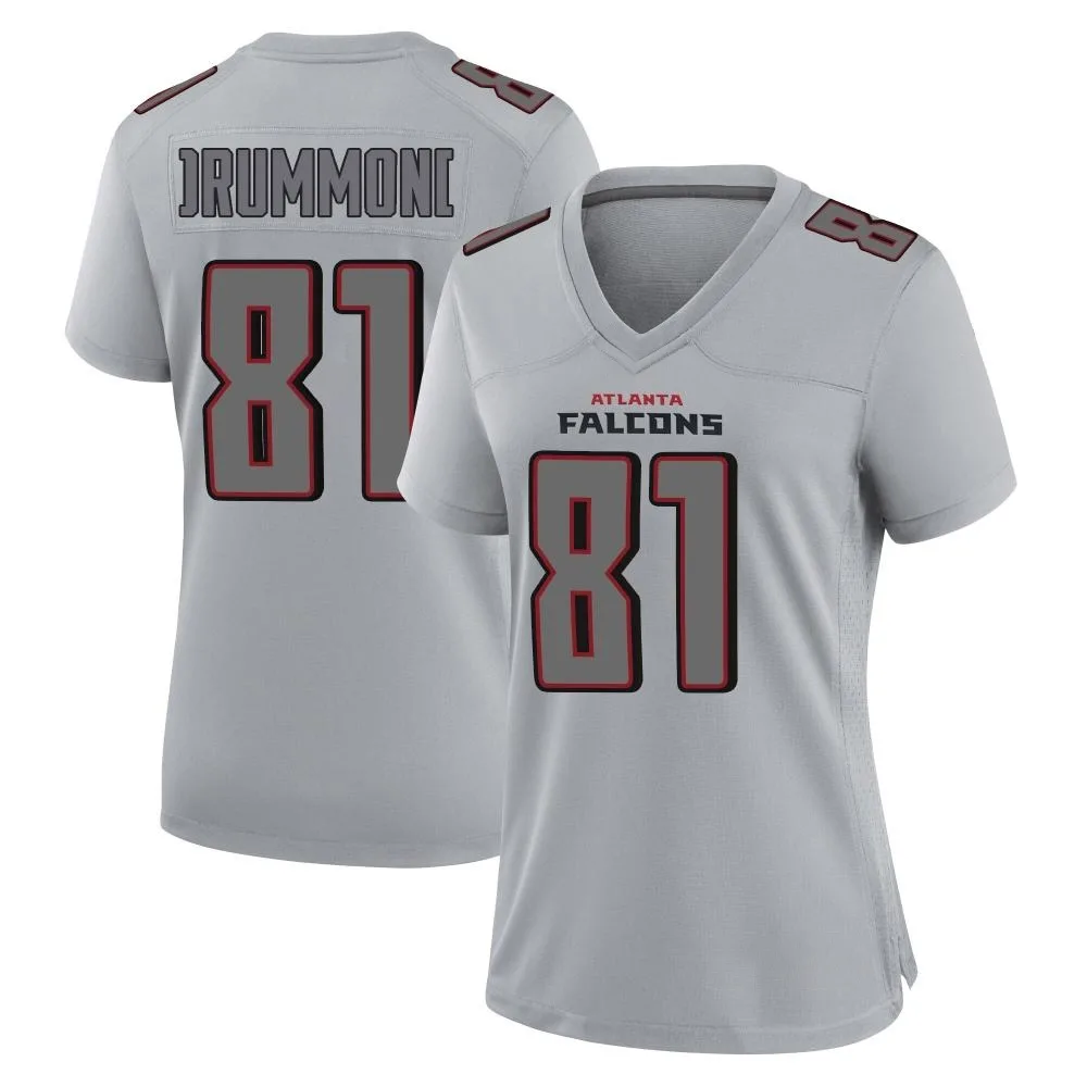 Dylan Drummond Atlanta Falcons Women's Nike Atmosphere Fashion Game Gray Jersey Dylan Drummond Atlanta Falcons Women's Nike Atmosphere Fashion Game Gray Jersey