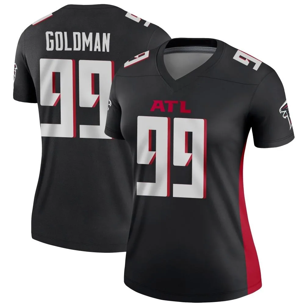 Eddie Goldman Atlanta Falcons Women's Nike Legend Black Jersey Eddie Goldman Atlanta Falcons Women's Nike Legend Black Jersey
