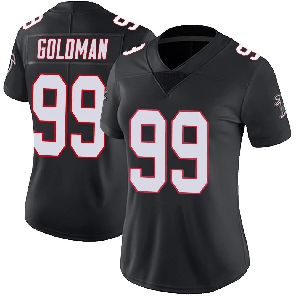 Eddie Goldman Atlanta Falcons Women's Nike Vapor Untouchable Limited Black Jersey Eddie Goldman Atlanta Falcons Women's Nike Vapor Untouchable Limited Black Jersey