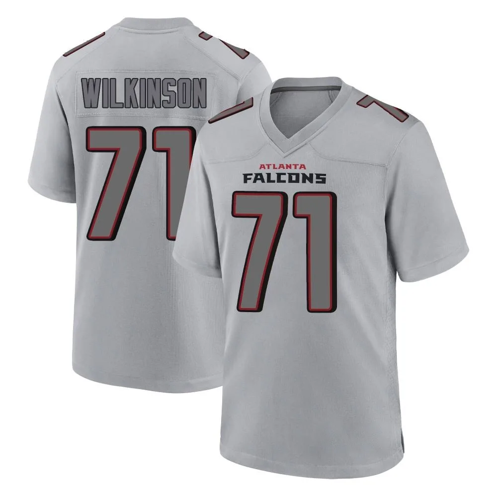 Elijah Wilkinson Atlanta Falcons Men's Nike Atmosphere Fashion Game Gray Jersey Elijah Wilkinson Atlanta Falcons Men's Nike Atmosphere Fashion Game Gray Jersey