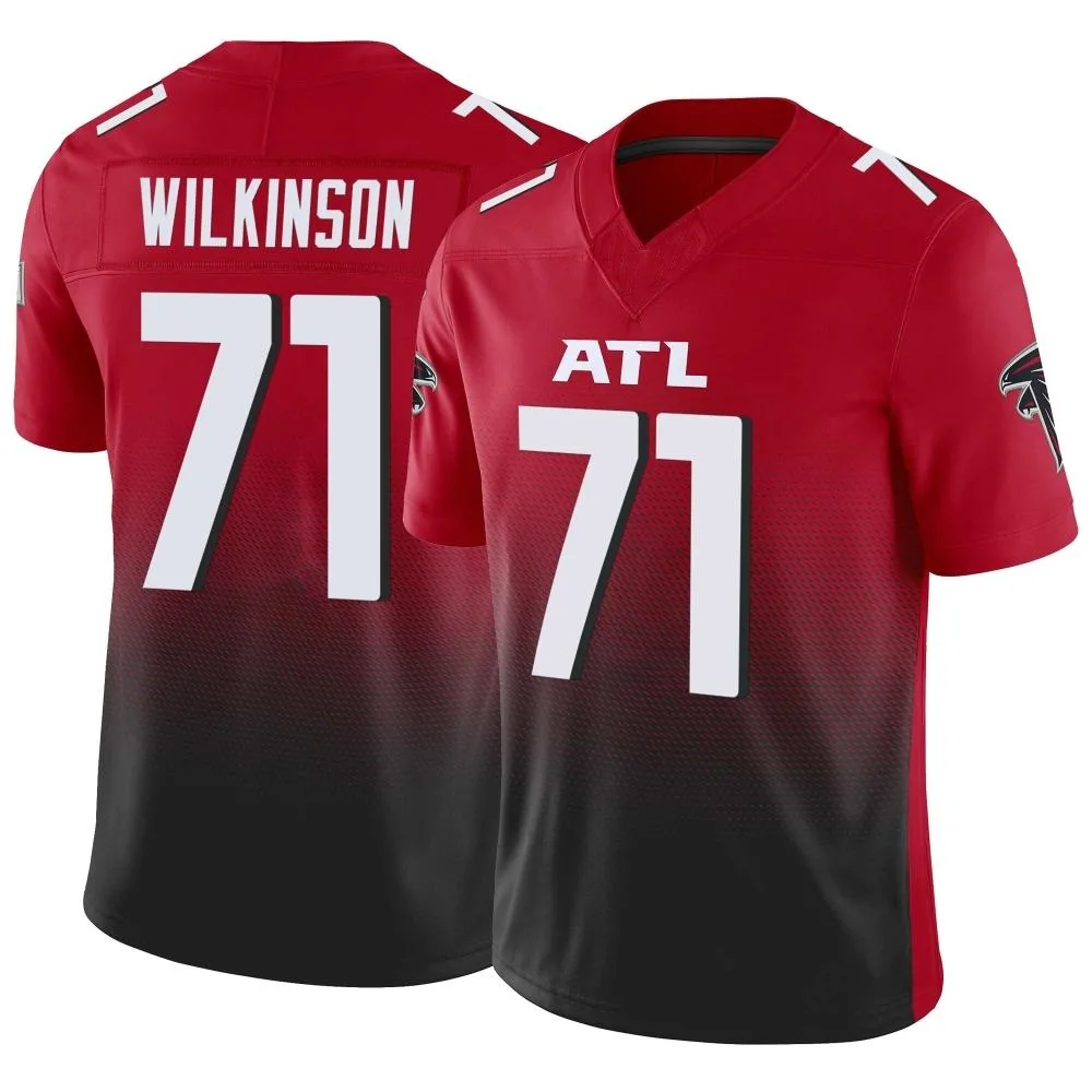 Elijah Wilkinson Atlanta Falcons Men's Nike Vapor F.U.S.E. Limited Red Jersey Elijah Wilkinson Atlanta Falcons Men's Nike Vapor F.U.S.E. Limited Red Jersey