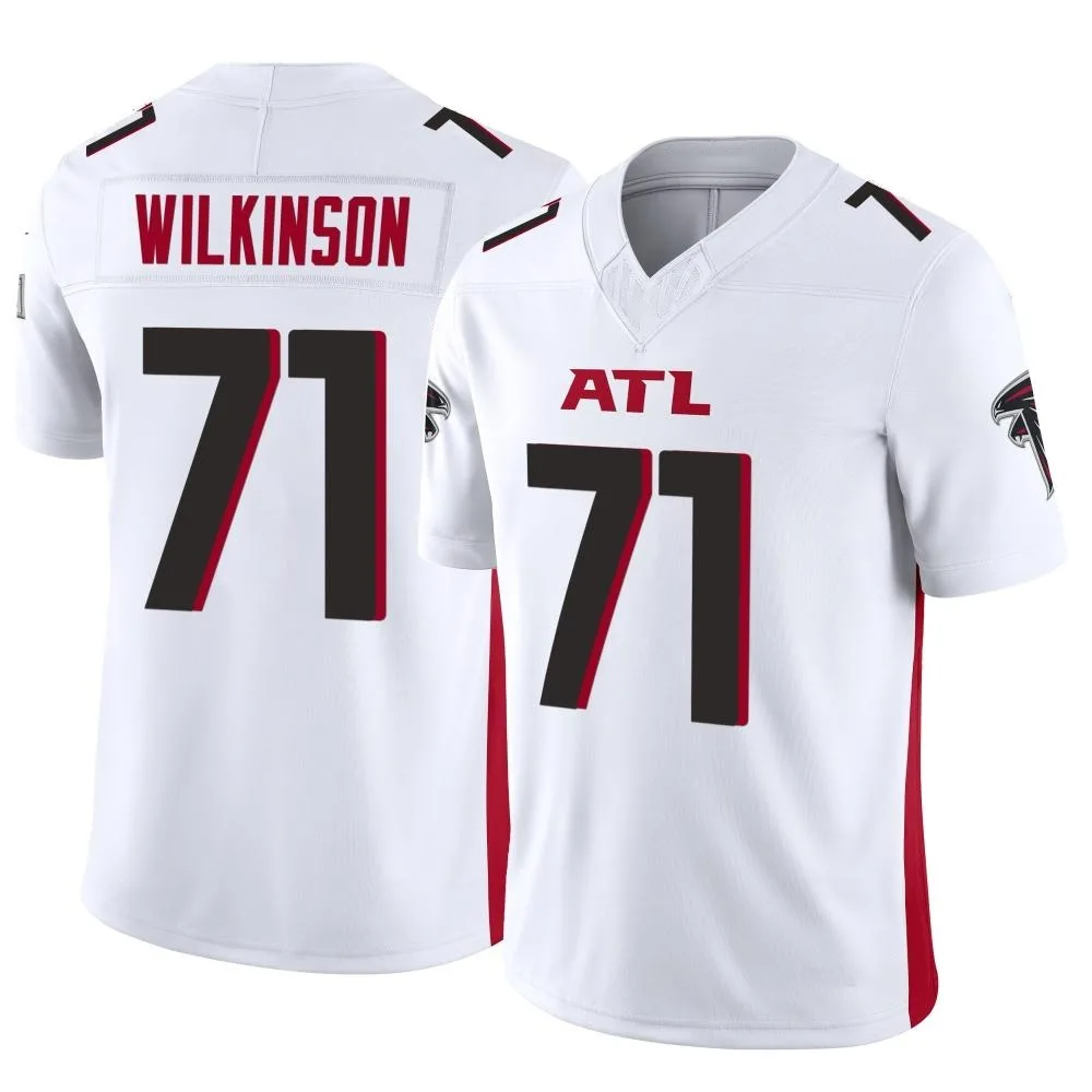 Elijah Wilkinson Atlanta Falcons Men's Nike Vapor F.U.S.E. Limited White Jersey Elijah Wilkinson Atlanta Falcons Men's Nike Vapor F.U.S.E. Limited White Jersey